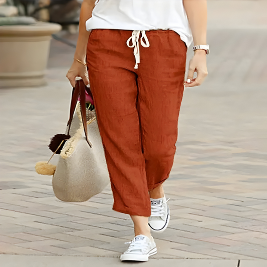 Variant image for Dames Zomerbroek - Lichtgewicht - Comfortabel en Stijlvol - Dunne Zomerbroek Dames-4
