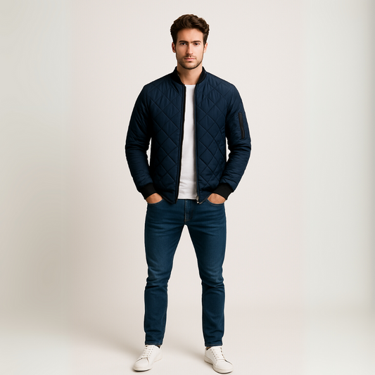 Gewatteerd herenjack - Stijlvol en comfortabel