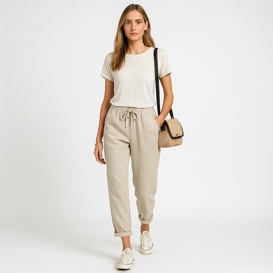 Damesbroek Lichte Springbroek met Elastische Band