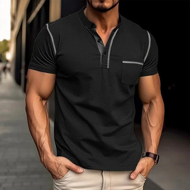 Heren Poloshirt - Ademend - Stijlvol - Casual en Comfortabel Poloshirt-2