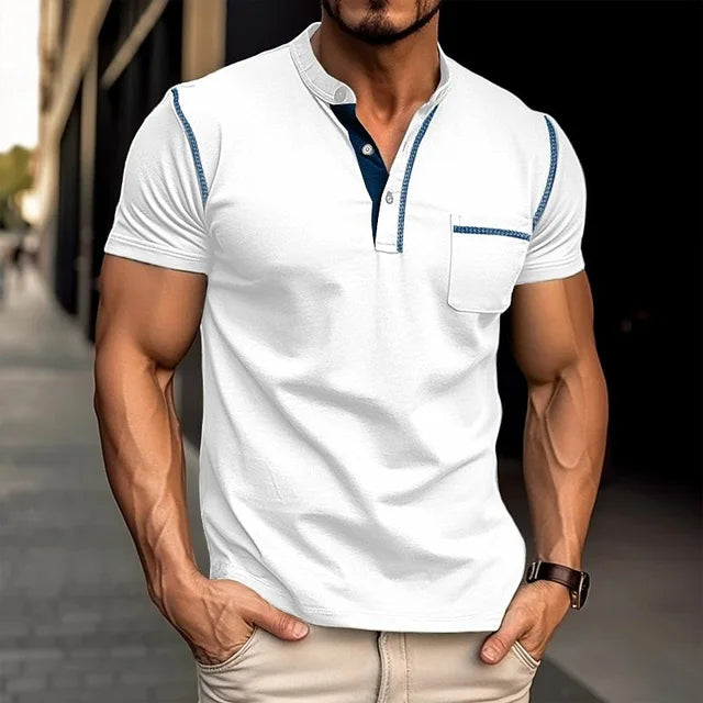 Heren Poloshirt - Ademend - Stijlvol - Casual en Comfortabel Poloshirt-1