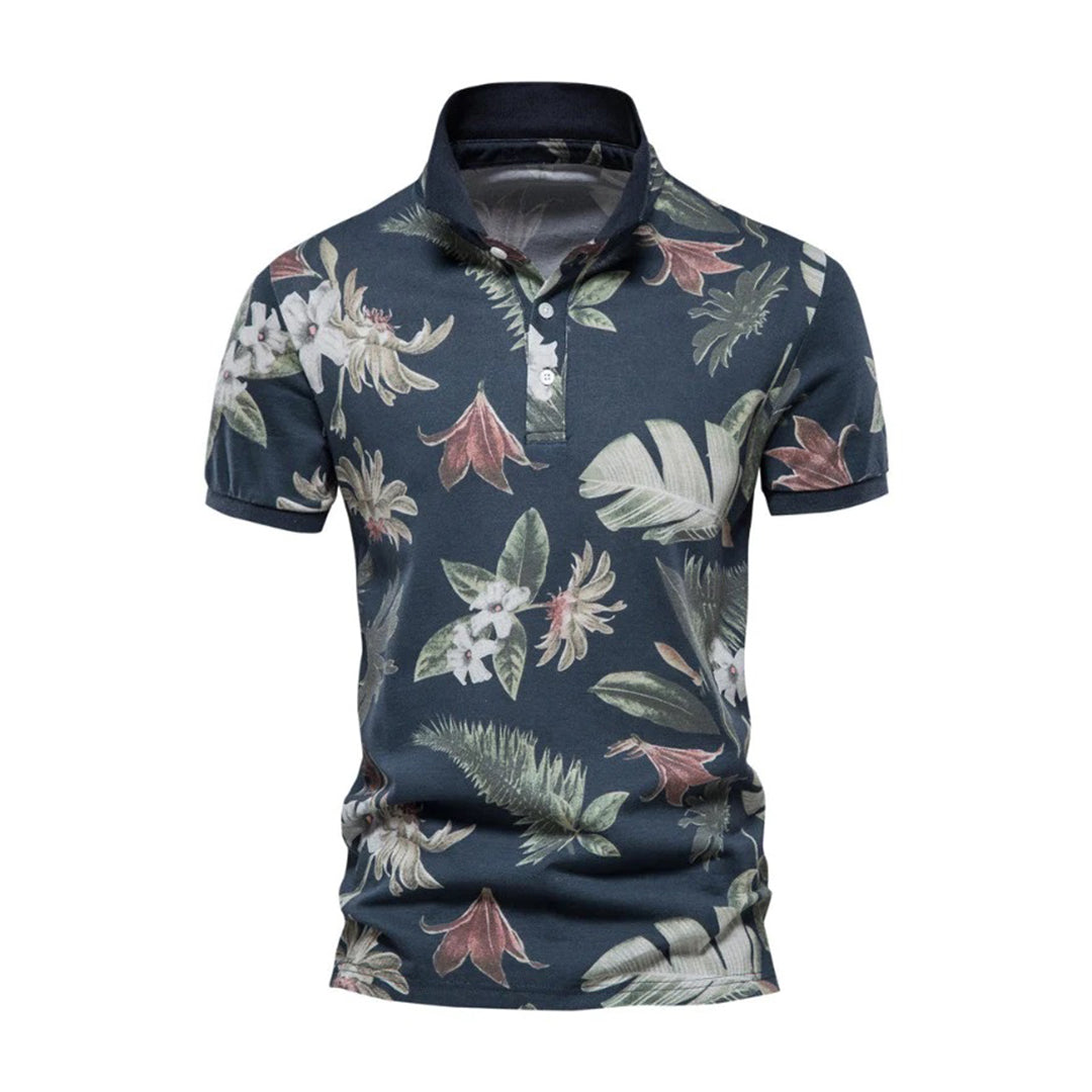 Heren Polo - Hawaii Geïnspireerd - Casual Elegantie - Ademend Poloshirt-3