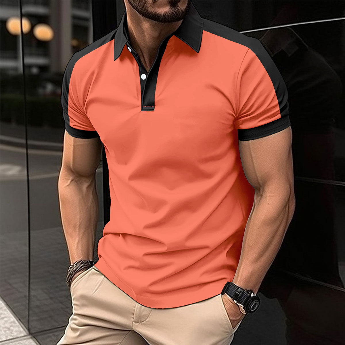 Heren Polo Shirt - Ademend - Tijdloos - Casual - Lange Mouw-3