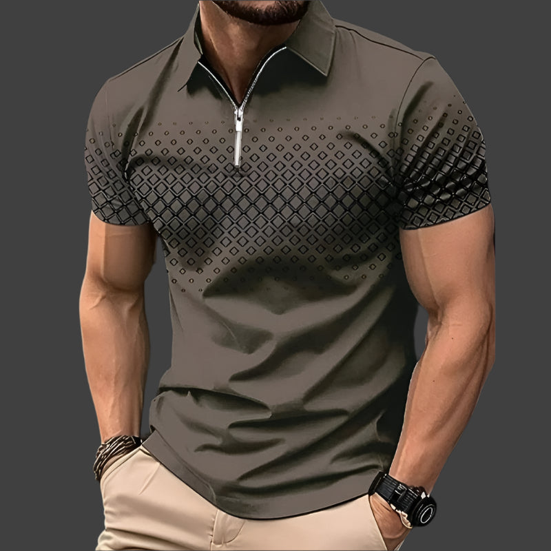 Heren Poloshirt - Zomer - Casual Elegantie - Ademend Katoen - Modern Fit-3