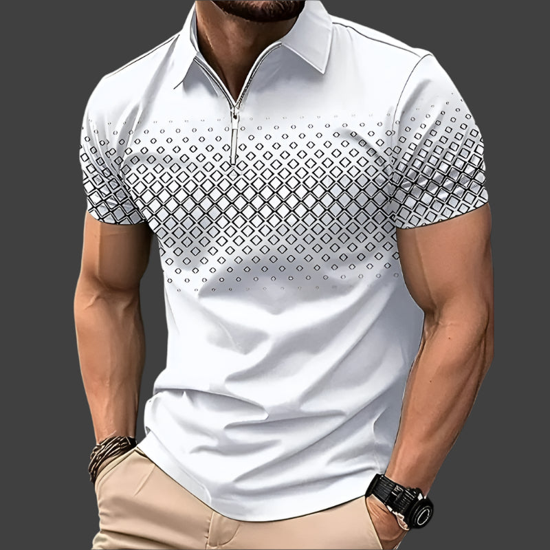 Heren Poloshirt - Zomer - Casual Elegantie - Ademend Katoen - Modern Fit-1